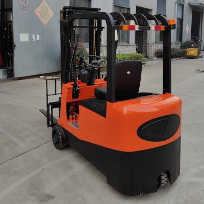 China 48V 3 Wheel Electric Forklift Electric Counterbalance Forklift 1000kg 1500kg Load Capacity for sale