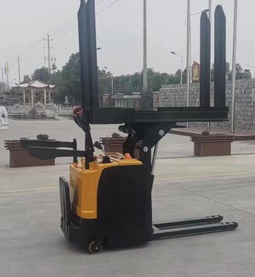 Chine Hauteur de levage de 3 m 1,5 tonne 1500 kg empilatrice électrique rotative avec rotateur de palettes à vendre