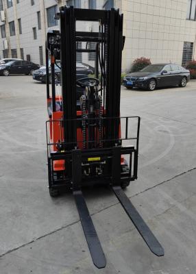 China 1 Ton Three Wheel Forklift Electric Pallet Stacker With Solid Tires For Large Warehouses for sale