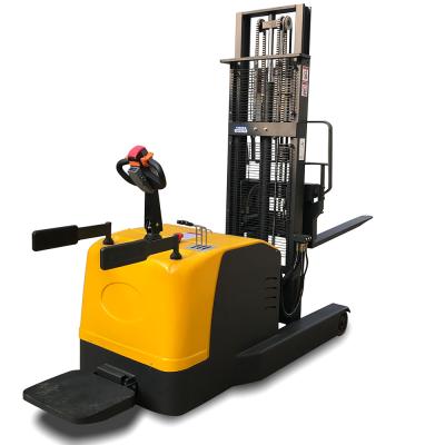 China 1.6 ton rated capacity pallet stacker high quality electric counterbalanced stacker for sale