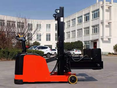 China 1.5 Ton Capacity 2.5m 3m Lifting Height Electric Forklift Stacker With Bale Clamps for sale