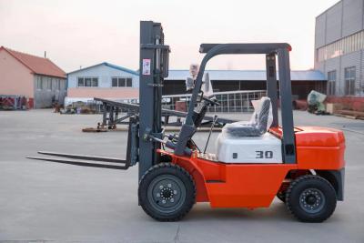 China Safe Forklift Diesel 3 Ton Diesel Forklift Electric 4 Wheel Forklift For Warehouses for sale