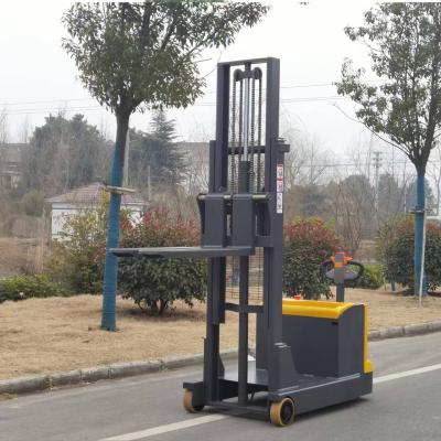 China 1.2 Ton 3m CE Pedestrian Pallet Stacker Electric Counterbalanced Walk Behind Stacker for sale