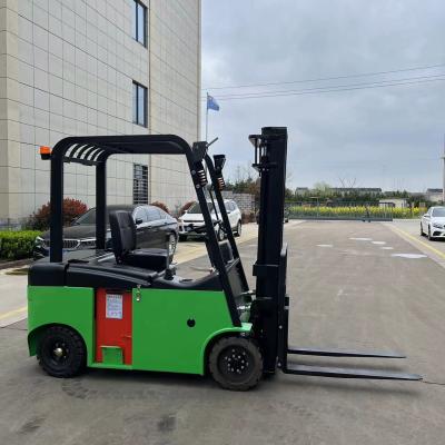 China 4m 5m 6m Sit On 4 Wheel Electric Forklift Solid Wheel Four Wheel Electric Forklift CE for sale