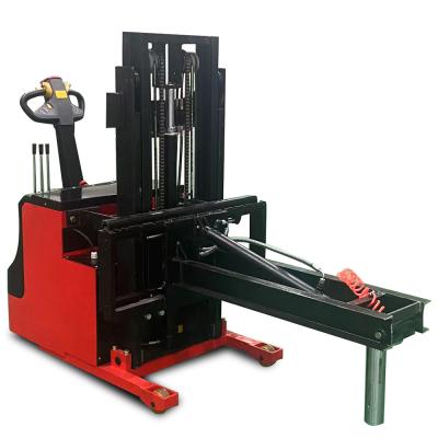 China Advanced Electric Shaft Expansion Film Reel Automatic Rotation Pneumatic Stacking Forklift for sale