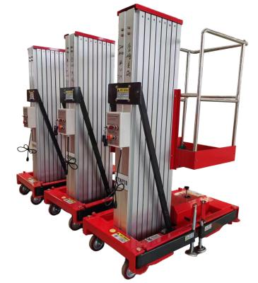 China ME900-1 9m Single Mast Aluminum Alloy Hydraulic Lift For Aerial Working Platform for sale