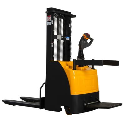 China 3t 3000kg 4.5m 4500mm Heavy Duty Standing On Full Electric Stacker With CE Certificate for sale