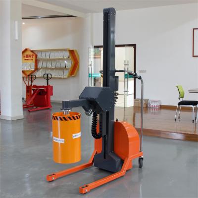 China CE Approved Semi Electric Pneumatic Roll Turner Stacker With Electric Lifting And Rotation for sale