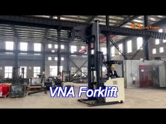 2000kg 4m 5m 6m 3-way electric forklift vna all electric hydraulic pallet reach trucks