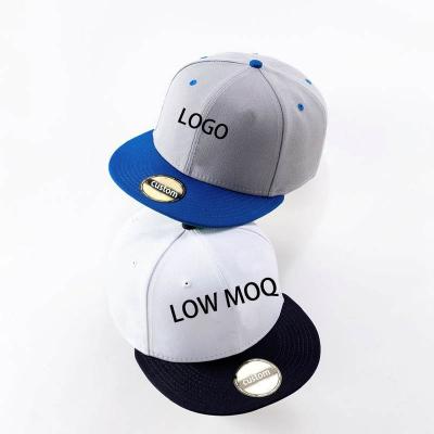 China OEM factory wholesale custom embroidery patch logo 5/6 panel waterproof flat brim baseball caps hats with custom logo for sale