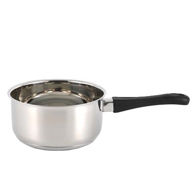 China CLASSIC High Quality Stainless Steel Belly Pan with Black Bakelite Handle for sale