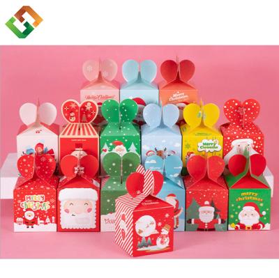 China Chistmas Day Ready to Ship Stock Gifts for Christmas Eve Candy Apple Box Christmas Decoration for sale