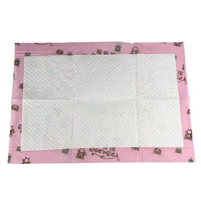 China Viable Disposable Nonwoven Printed Urine Pad Puppy Pet Training Absorbent Pads for sale