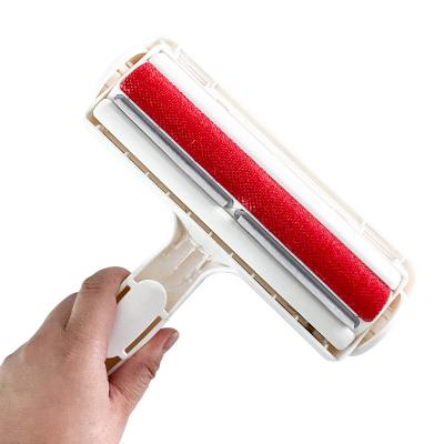 China Cheap Cleaning Double Sided Pet Hair Fiber Roller Pet Roller Hair Remover for sale