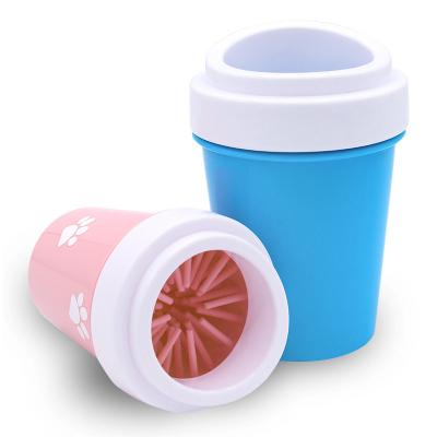 China China factory direct stocked dog paw wash seal dog paw cleaner cup for sale