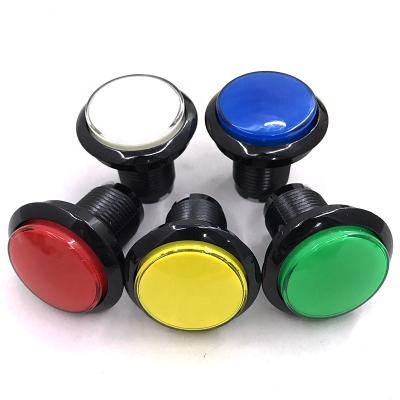 China zero delay & durable white black red blue different colors arcade button sets 45mm led made push button with micro 5 colors black for sale