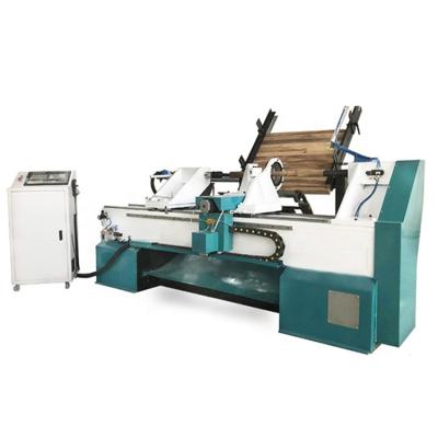 China WS-L1530A Automatic Column Loading and Unloading Wood Lathe Automatic Feeding Wood for sale