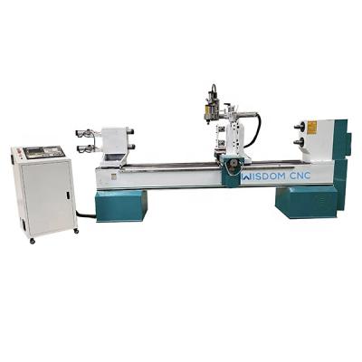 China Wood Lathe Machine Wood Handle Double Spindle With Engraving Spindle For Wood Carving Hollowing for sale