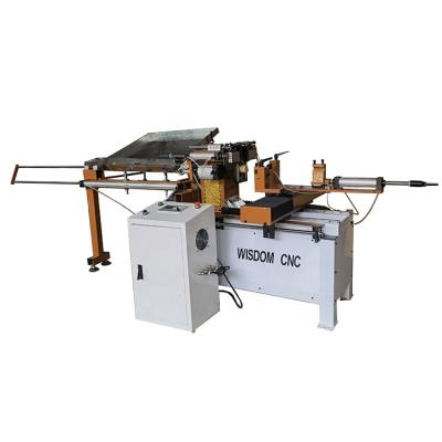 China Building Material Shops Small Automatic Feeding CNC Wood Lathe Machine for sale