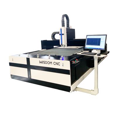 China Laser CUTTING WS-F1325 1500w Metal Sheet High Precision Fiber Laser Steel Cutting Machine for sale