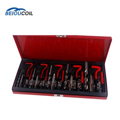 China Vehicle Repair/Repair Tool Thread Inserts Installation Kit Tool Drill Tap Kit | 131pcs Thread Repair Kit Set Thread Inserts for sale