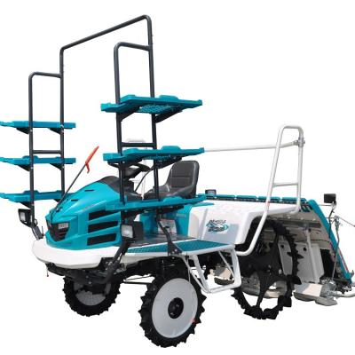 China High efficiency 6 row rice transplanter climbing type rice paddy transplanter machine for sale