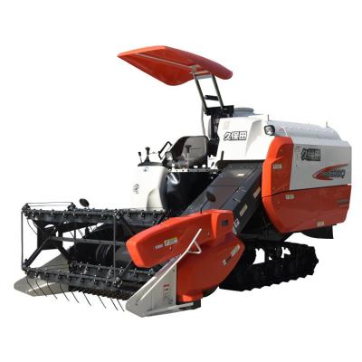 China High Producitivity second hand kubota paddy wheat combine full feeding harvester machine for sale