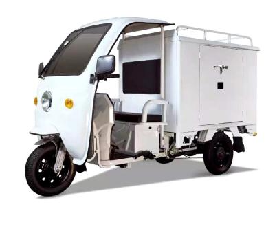 China Cargo Three Wheel 48V 800W 1000W 500KG Loading Tricycle Enclosed Electric Cargo for sale