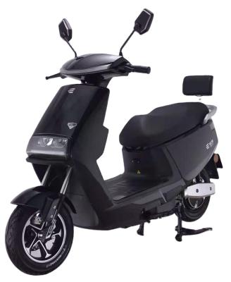 China Steel motor 1000W electric motorcycle for sale with 60V20AH lead acid battery big scooter tire for sale