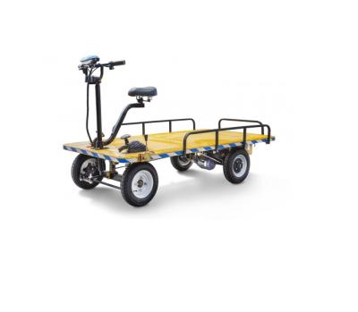 China 800KG High Quality Muti-function Transfer The Cargo In Warehouse Battery Operated Electric Platform Trolley for sale