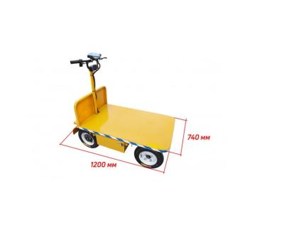 China Muti-function 500KG Load Electric Cargo Trolley Cruiser Heavy Loading Transport Four Wheel Carts for sale