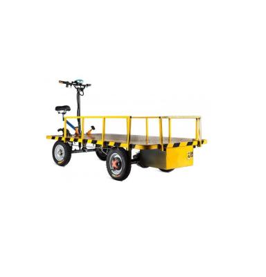 China Muti-function Heavy Duty Chinese 1000KG Transfer The Cargo In Warehouse Platform Electric Flat Cargo Carts for sale