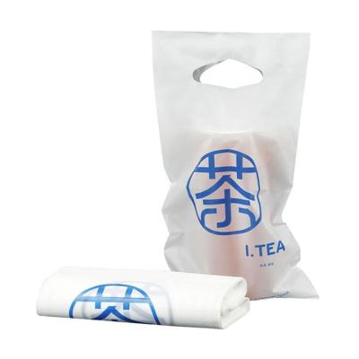 China Factory Supply Direct Recyclable Tea Handbag Single Tea Bag And Double Cup Milk Carry Bag Vest Bag Custom Made Plastic for sale