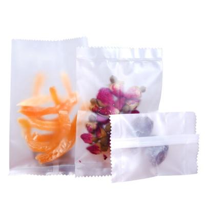 China Recyclable Order Direct High Quality Back Sealed Bag Heat Sealing Food Grade Back Sealing Bag For Flower Tea Cake Packaging for sale