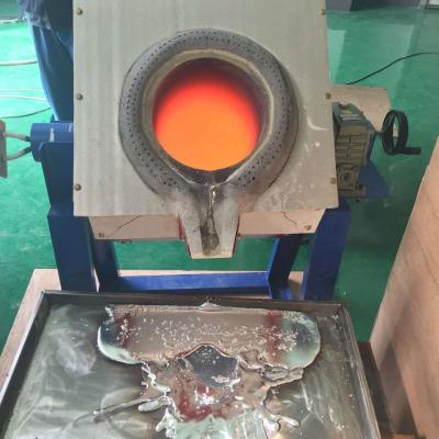 China Professional Industrial Melting Oven For Copper Aluminum Steel Iron Induction Heater Melting Medium Frequency Furnace for sale