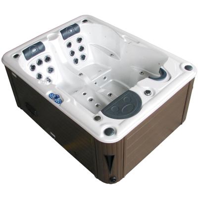 China sale PR-7306B1 bath 2.5HP hot tub double side jacuzi outdoor skirt spa bath (straight skirt) for sale