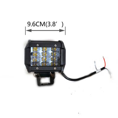 China 288W 6D Quad Housing Die Cast Aluminum Row Led Light Bar IP 67 12v 24v Car Accessories Led Offroad Lights Accessories For Offroad Auto Lights 4x4 Cars for sale