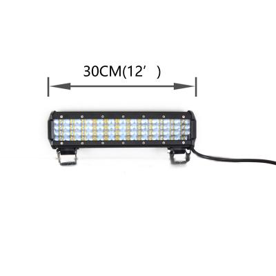 China 2020 New IP67 144W Diecast Waterproof Aluminum Housing Quad Row 6D LED Light Bar For Offroad, 4x4 Car Accessories Chip Led Bar Light For Car for sale