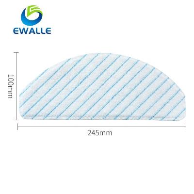 China Wholesale Hotel Replacement Wiping Pads Disposable Strong Cloth Mop Cloths Pads For Ecovacs OZMO T8 AIVI Vacuum Cleaner Parts for sale