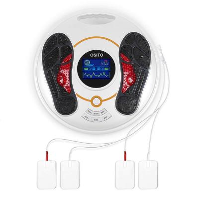 China 25 Modes 99 Intensity EMS Foot Massager Ten Therapy Massager With Four Pads For Foot Muscle Pain Relief for sale