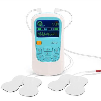 China 25 Modes 50 Intensities Dual Output Muscle Stimulator Pulse EMS Health Care Rechargeable Machine for sale