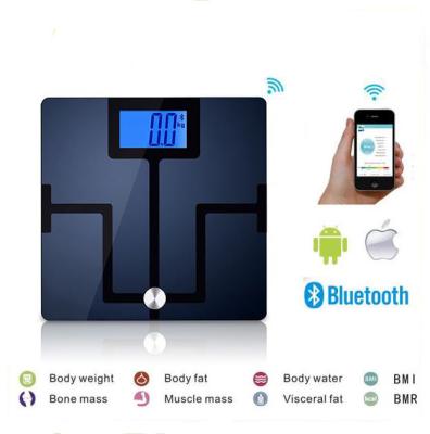 China IOS Android Digital Bluetooth Body Fat Scale Weighing ABS ITO Coating Film for sale