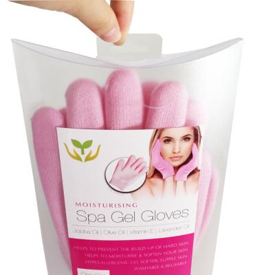 China Productos para el cuidado de la piel que hidratan los guantes del gel, guantes rosados del balneario del gel en venta