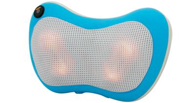 China Durable Office PU Leather Heating Massage Pillow With Double - Layer for sale