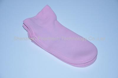 China Multifunctional Women Pink Foot Moisturizing Socks With Soften Dry Skin for sale