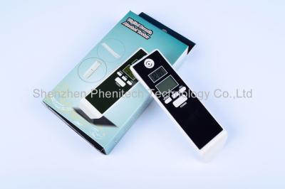 China Professional Black Digital Breath Alcohol Tester with Double LCD Display for sale