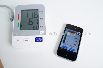 China iPhone Use Wireless Bluetooth Digital Upper Arm Blood Pressure Monitor for sale