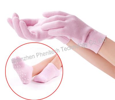 Chine Les gants d'huile essentielle de coton pour la main hydratent, des gants de silicone de beauté à vendre