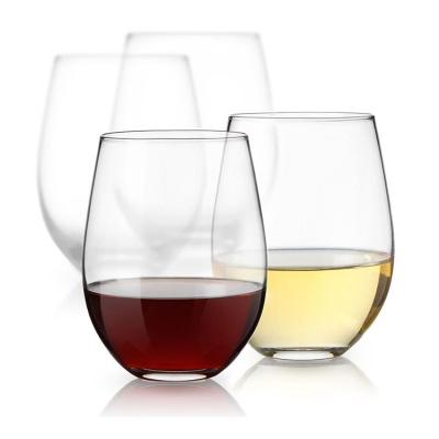 China Reusable Unbreakable Stealless Plastic Wine Glass Cup Japan Style Michley Wine Glass PETG for sale