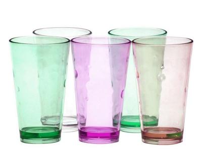 China Hot Selling Classic Japan Style Michley Design Bar Water Drinking Glass Ball Plastic Tall Glasses for sale